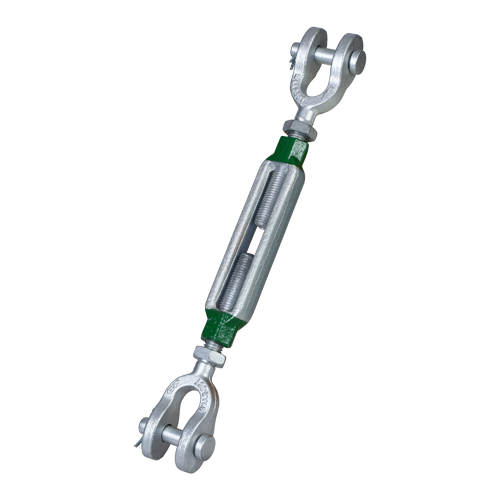 G-6313, Green Pin® JJ Turnbuckle CP, Turnbuckle with jaw-jaw end-fitting and cotter pins SSGPGG2518 - Hercules Lifting