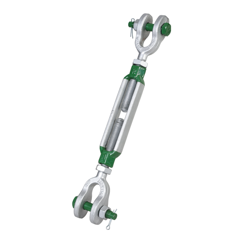 G-6323, Green Pin® JJ Turnbuckle BN, Turnbuckle with jaw-jaw end-fitting and safety bolt SSGPGG1609 - Hercules Lifting