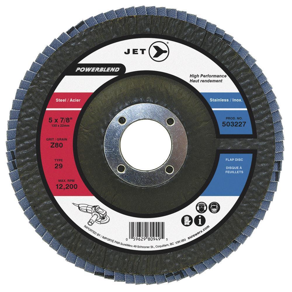 DISC FLAP 4-1/2IN 7/8IN Z80 FINE TYPE 29 - Tools - Hercules Lifting