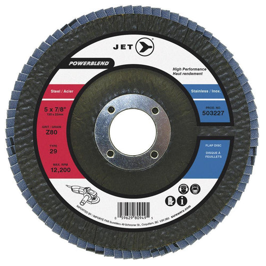 DISC FLAP 4-1/2IN 7/8IN Z80 FINE TYPE 29 - Tools - Hercules Lifting