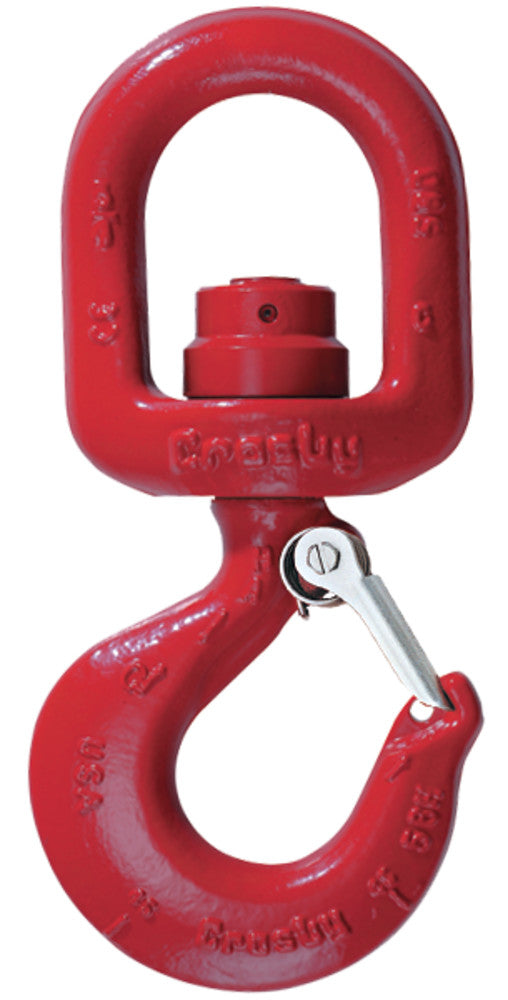 Crosby L-3322B Swivel Hooks with Bearing - Hook ID Code LA - Hooks - Hercules Lifting