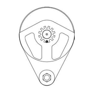 CLAMP BEAM 4TON 0.19 TO 1.13IN 9.13IN V