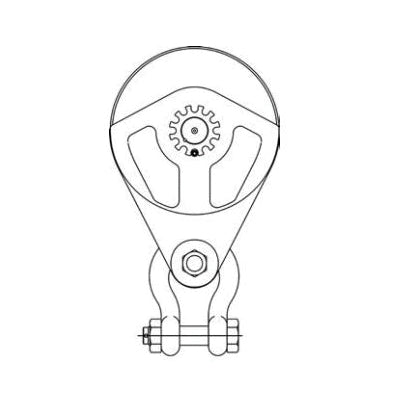 BLOCK SNH 1-1/2IN 60TON 18IN ROLL FGD