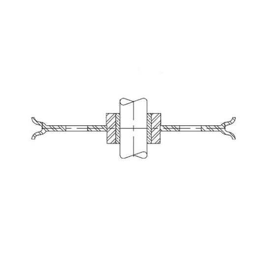SHEAVE 3/8IN 4IN BAR STL