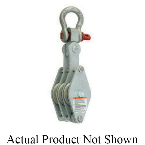 BLOCK SHL STL M ROPE 1IN 5100LB 8IN