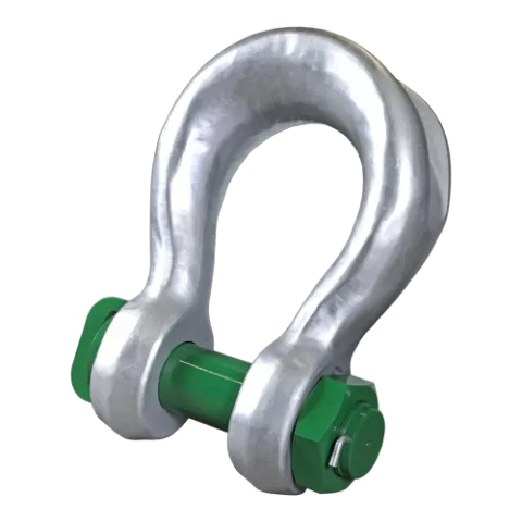 P-6033, Green Pin® Sling Shackle BN, High load capacity bow shackle with safety bolt,SLGPF0125 - Hercules Lifting