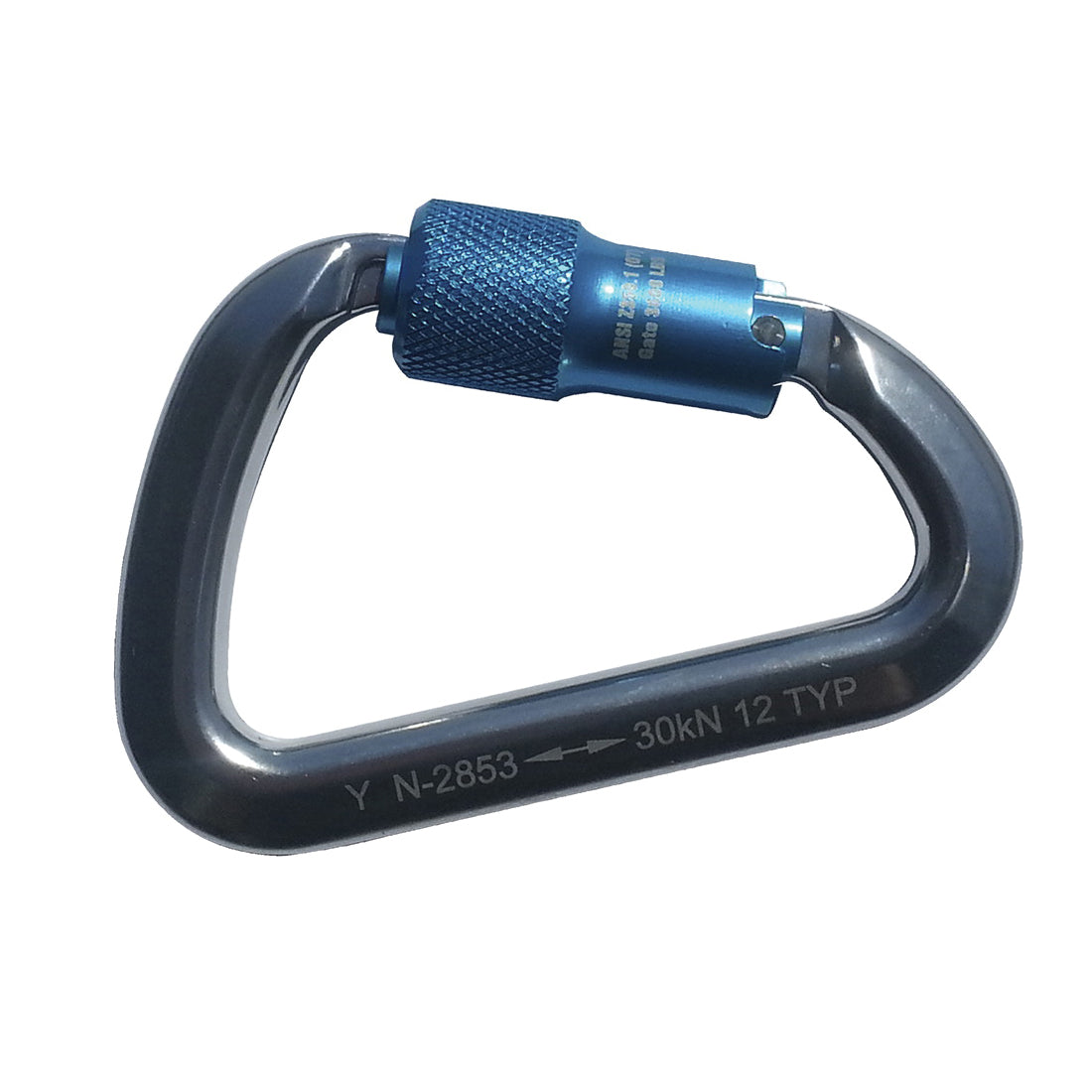 CARABINER 7/8IN TWIST LOCK ZINC PLD STL