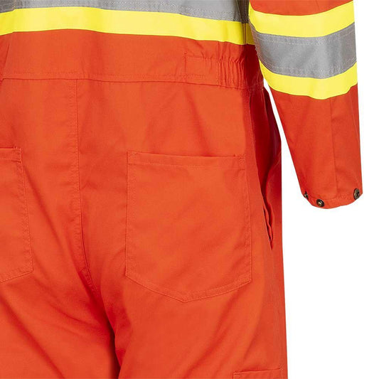 COVERALL SAF Men SZ 52 ORN POLY/COTTON - Work Clothing - Hercules Lifting