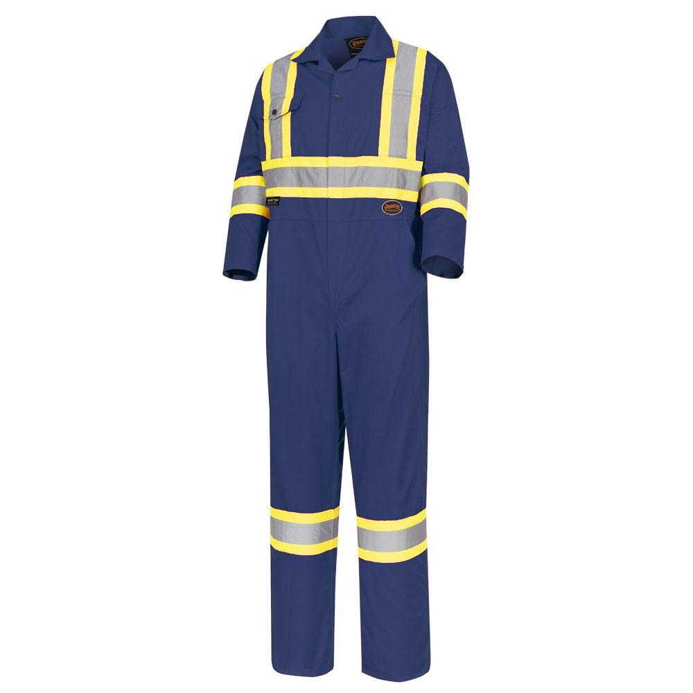 COVERALL SAF Men SZ 44 NAVY BL 7OZ 9 - Work Clothing - Hercules Lifting