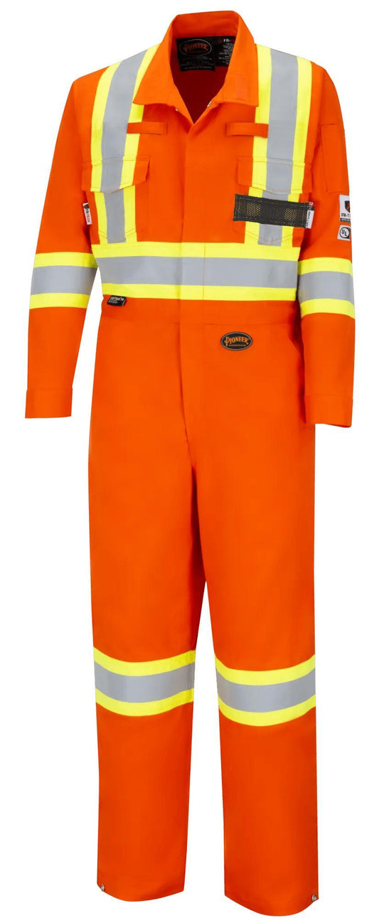 COVERALL SAF 40IN HI-VIZ ORN 7OZ TALL - Work Clothing - Hercules Lifting