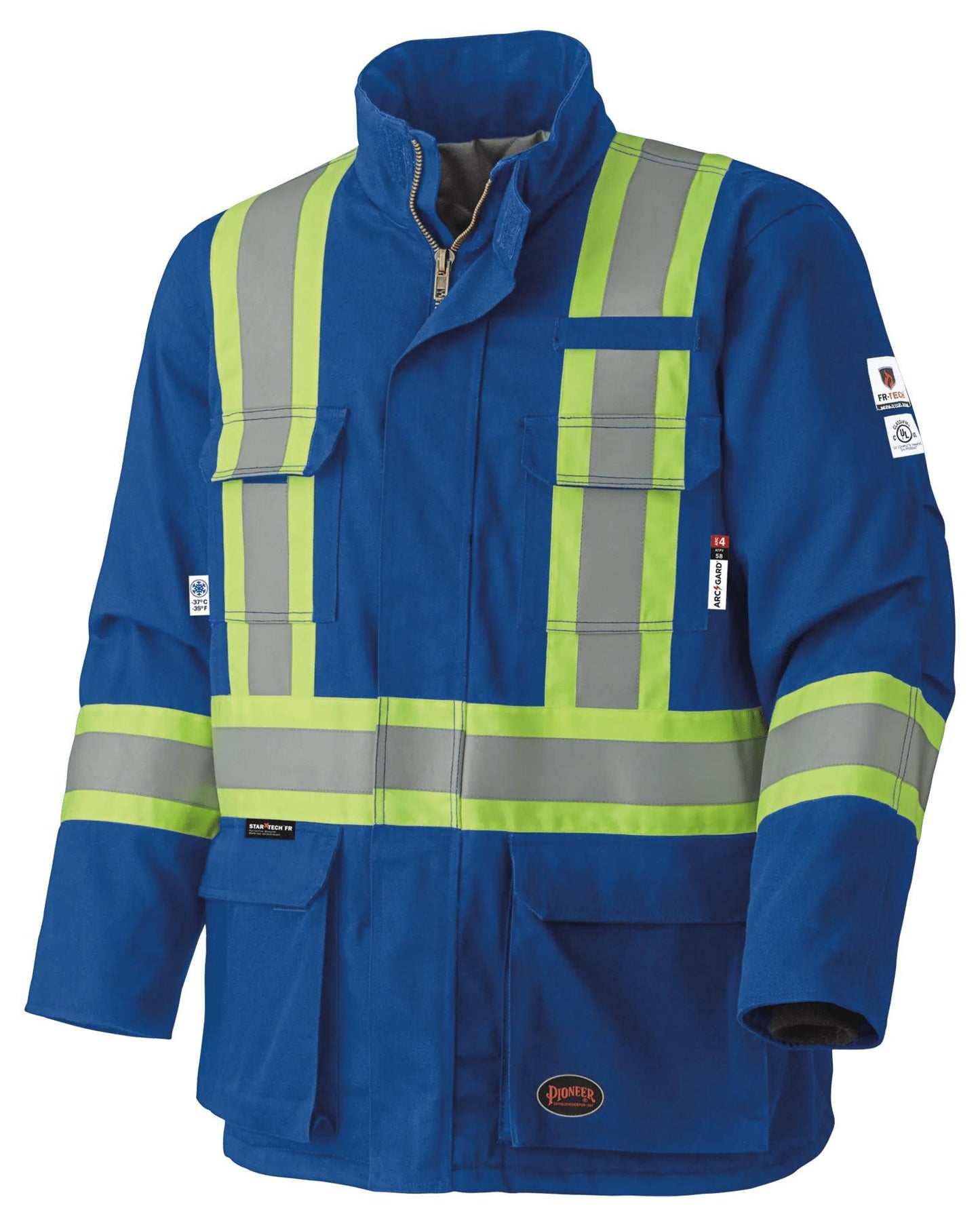 PARKA SAF ROYAL BL COTTON SHL FABRIC M 6 - Work Clothing - Hercules Lifting