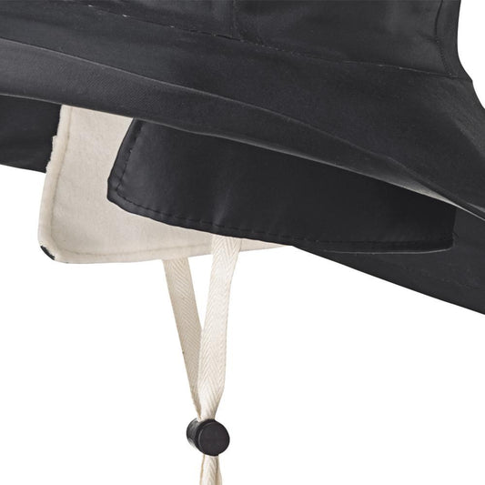 HAT SOU'WESTER XL BK SBR VULCANIZED RBR - Work Clothing - Hercules Lifting