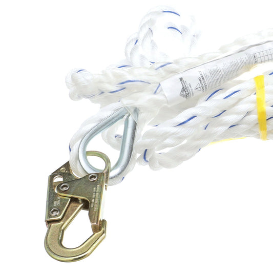 ROPE LIFELINE 200FT POLYSTEEL WHT 6000LB