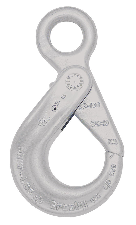 Crosby S-1316 SHUR-LOC Eye Hook with Positive Locking Latch - Size 1/4" to 5/16" - Hooks - Hercules Lifting