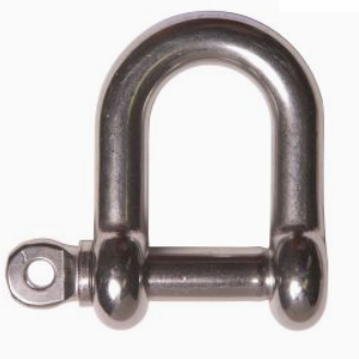 SHACKLE 1/4IN SCREW PIN CHAIN O/S PIN SS31