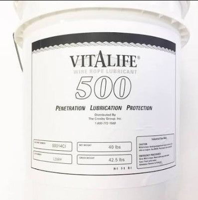 Vitalife 500 Wire Rope Lubricant - Hercules Lifting