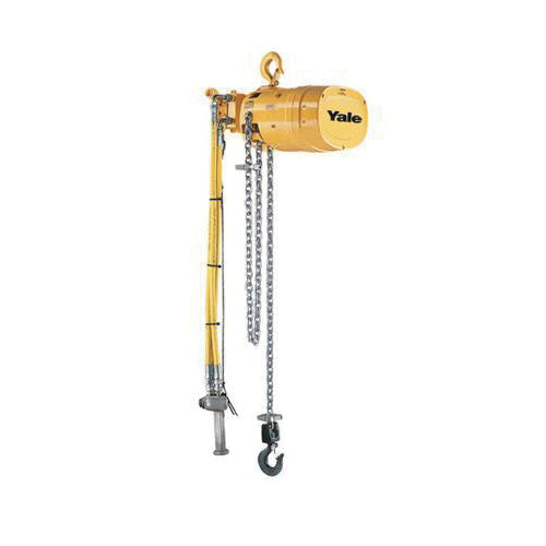 HOIST CHAIN AIR 0.5TON 10FT HOOK 80SCFM - Chain Hoists - Hercules Lifting