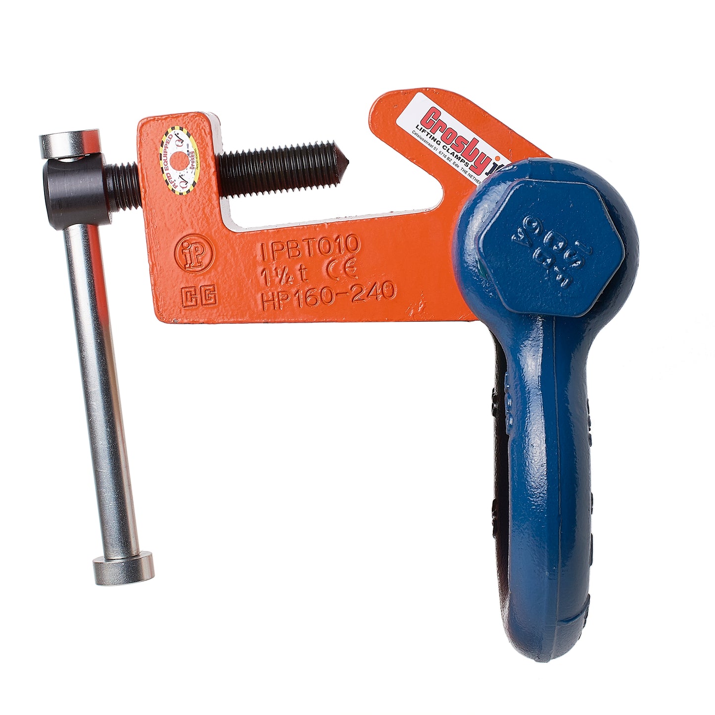 Crosby IP Model IPBTO10 Shipbuilding Clamps - 6 Ton - Plate Clamps - Hercules Lifting