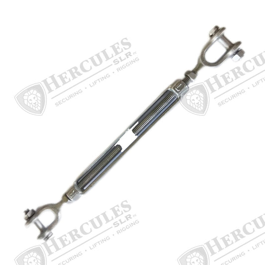 TURNBUCKLE 1-1/4X12 JAW&JAW GALV