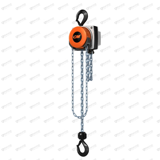MANUAL HOIST 1 TON WITH 10 FEET OF LIFT CM HURRICANE 360