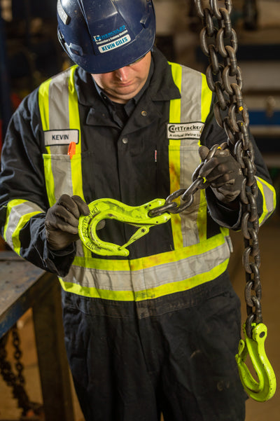 Chain Fixing Rigger Chain Sling Certifications | ASME B30.9 Inspections – Hercules Crane ...