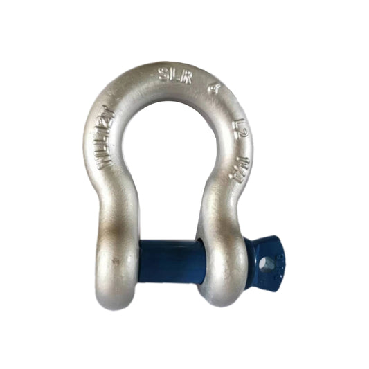 SHACKLE 2-1/2IN SCREW PIN C/W O/S BLUE PIN