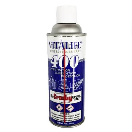 Vitalife 400 Standard Wire Rope Lubricant - Hercules Lifting