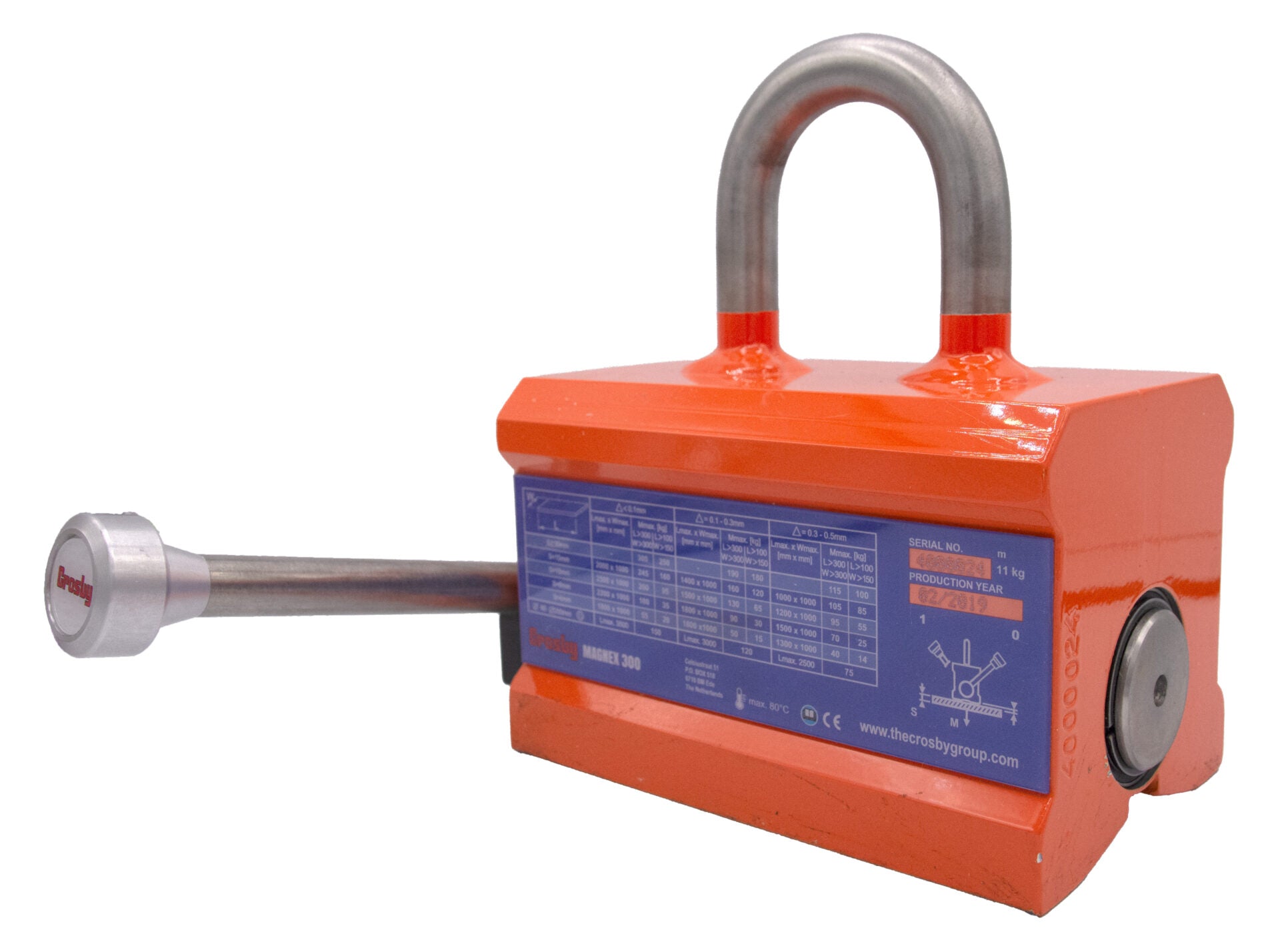 Crosby IP MAGNEX™ Lifting Magnet - 300 kg - Below-the-Hook Lifting Magnets - Hercules Lifting