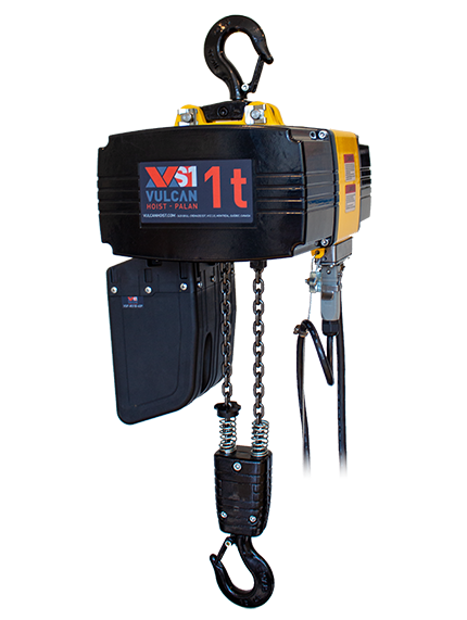 Vulcan VS1 VFD Electric chain hoist - 1t (1000Kg) - 15' lift - Chain Hoists - Hercules Lifting