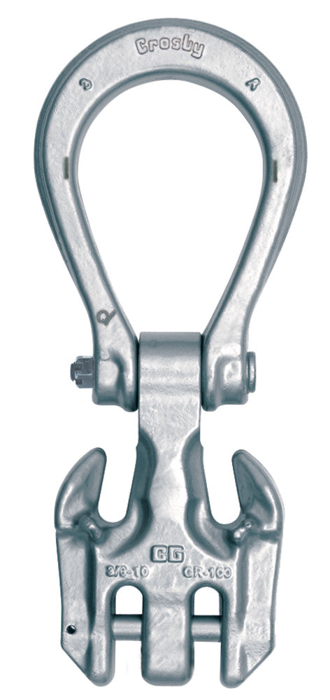 HOOK DBL 5/8IN 45200LB FGD ALY STL - Hooks - Hercules Lifting